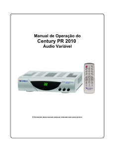 Manual Century PR 2010 Receptor digital