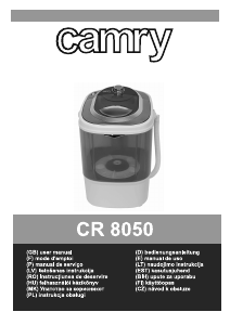 Manual Camry CR 8050 Washing Machine