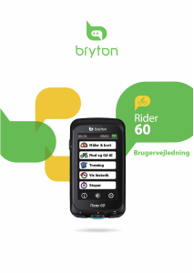 Brugsanvisning Bryton Rider 60 Cykelcomputer