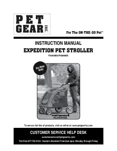 Manual PetGear Expedition Pet Stroller