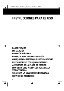 Manual de uso Whirlpool AKM 950/AL Placa