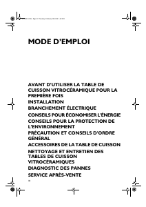 Mode d’emploi Whirlpool AKM 950/G/IX/01 Table de cuisson