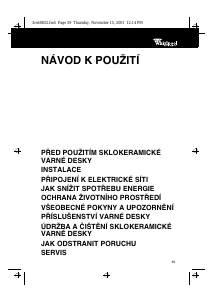 Manuál Whirlpool AKM 950/NE Varná deska