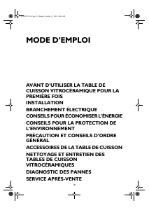 Mode d’emploi Whirlpool AKM 951/G/BA/01 Table de cuisson