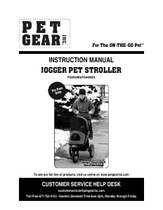 Manual PetGear Jogger Pet Stroller