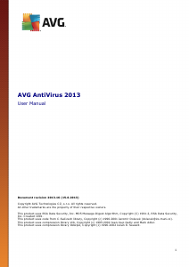 Handleiding AVG AntiVirus (2013)