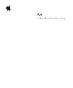 Handleiding Apple iPad Tablet