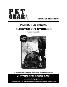 Manual PetGear Roadster Pet Stroller