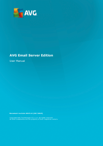 Manual AVG Email Server Edition (2013)