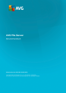Bedienungsanleitung AVG File Server (2014)