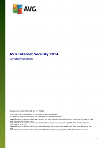 Bedienungsanleitung AVG Internet Security (2014)