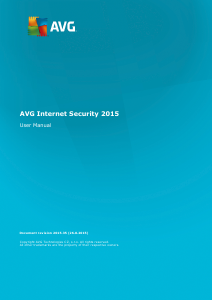 Handleiding AVG Internet Security (2015)