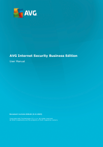 Handleiding AVG Internet Security Business Edition (2013)
