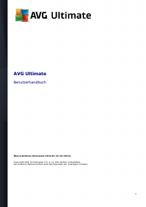 Bedienungsanleitung AVG Ultimate (2014)