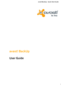 Manual Avast BackUp
