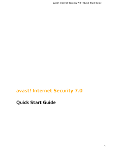 Handleiding Avast Internet Security 7.0