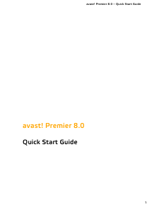 Manual Avast Premier 8.0