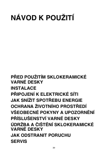 Manuál Whirlpool AKT 802/NE Varná deska