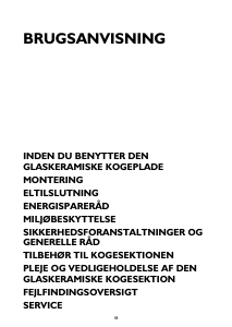 Brugsanvisning Whirlpool AKT 808/NE Kogesektion