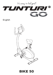 Manual Tunturi Go Bike 50 Exercise Bike