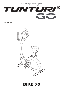 Manual Tunturi Go Bike 70 Exercise Bike