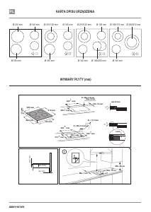 Instrukcja Whirlpool AKT 8210/BA N Płyta do zabudowy