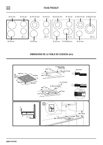 Mode d’emploi Whirlpool AKT 8210/BA N Table de cuisson