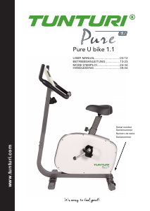 Manual Tunturi Pure U Bike 1.1 Exercise Bike