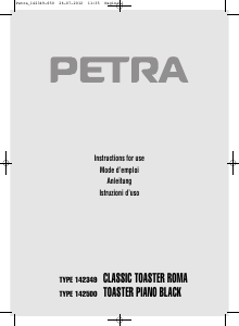 Manual Petra Belluno TA 52.35 Toaster