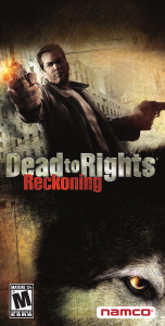 Handleiding Sony PSP Dead to Rights - Reckoning