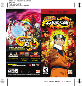 Manual Sony PSP Naruto - Ultimate Ninja Heroes