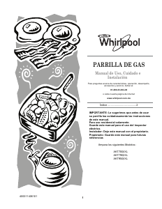 Manual de uso Whirlpool AKT700IXL Placa