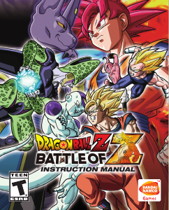 Handleiding Sony PlayStation 3 Dragon Ball Z - Battle of Z