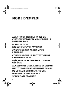 Mode d’emploi Whirlpool G2P HTC Table de cuisson