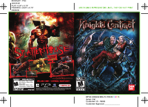 Manual Sony PlayStation 3 Knights Contract