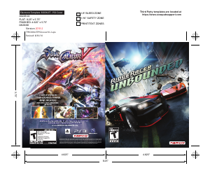 Mode d’emploi Sony PlayStation 3 Ridge Racer - Unbounded