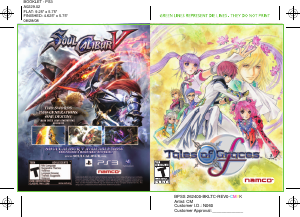 Manual Sony PlayStation 3 Tales of Graces F