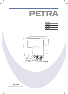 Manual Petra KM 29.00 Compact4All Coffee Machine