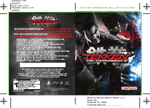 Mode d’emploi Sony PlayStation 3 Tekken Tag Tournament 2