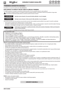 Priročnik Whirlpool GOW 7523/NB Grelna plošča