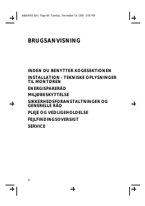 Brugsanvisning Whirlpool HOB 400 S Kogesektion