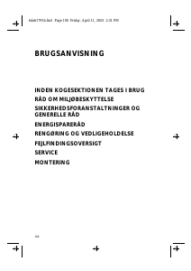 Brugsanvisning Whirlpool HOB 452/W Kogesektion