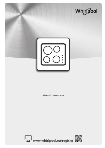 Manual de uso Whirlpool SMC 603F/NE Placa