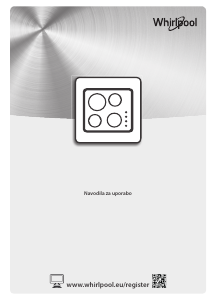 Priročnik Whirlpool SMP 654OF/BT/IXL Grelna plošča
