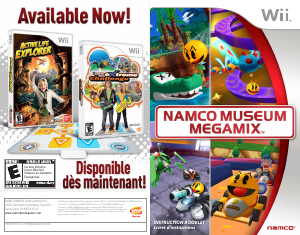 Manual Nintendo Wii Namco Museum Megamix