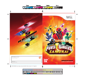 Manual Nintendo Wii Power Rangers Samurai