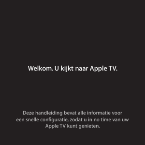 Handleiding Apple AppleTV (3rd gen) Mediaspeler