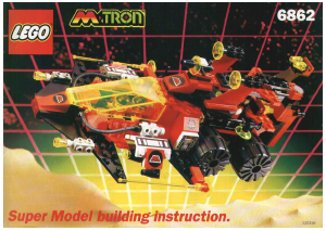 Handleiding Lego set 6862 M-Tron Geheim ruimteschip