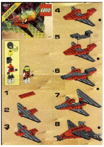 Manuale Lego set 6877 M-Tron Vector detector