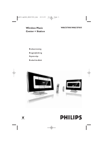 Käyttöohje Philips WACS7000 Mediasoitin
